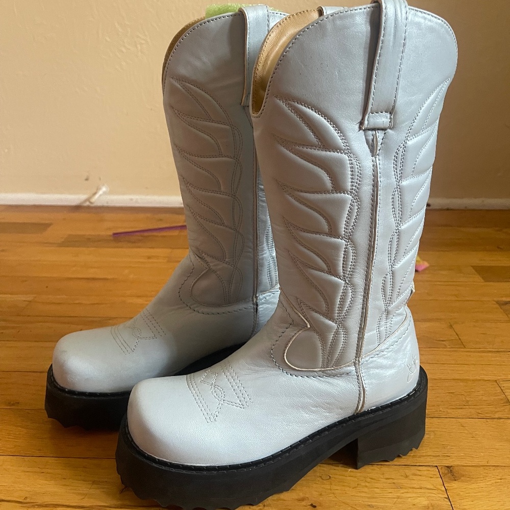 Fluevog cowboy high boots